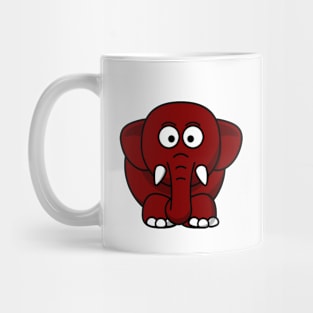 ❤️ Endangered Mammal Species, Cute Baby Elephant Mug